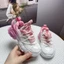 Bé Gái Đơn Lưới Thể Thao Mùa Hè Mới Bé Gái Lưới Thoáng Khí Gradien Bố Giày Vừa Và Lớn Giày Chạy