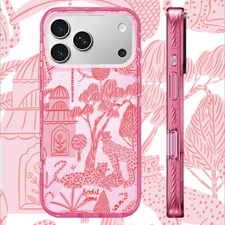 Ốp Lưng Acrylic Màu Tương Thích Cho IPhone 15 16 PLUS 11 12 13 14 15 16 17 Pro Max Ốp Lưng Bodil Jane Hồng Cheetah Họa Tiết 17Air Cover Cứng Chống Sốc Vỏ Hộp