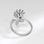 Nhẫn Nữ Tính Đồng Có Dấu Zircon Và Mở Có Thể Điều Chỉnh Phù Hợp Với Nữ