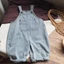 quần trẻ em, quần yếm denim mùa xuân thu phổ biến phong cách Hàn Quốc, quần áo trẻ em dáng rộng