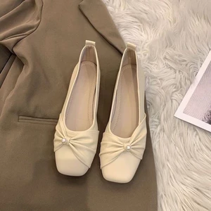 Giày nữ da thật mềm, giày đế dày, giày mũ len nữ đế Oxford cao cấp, giày lười slip-on