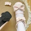 Giày lolita phổ biến, giày mũi tròn nơ ngọt ngào dễ thương, giày cao gót móng vuốt mèo dễ thương