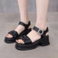 Giày Sandal Nữ Váy Ngoài Mùa Hè Cổ Tích Phong Cách Thường Ngày Đế Dày Bánh Xốp Hở Mũi La Mã