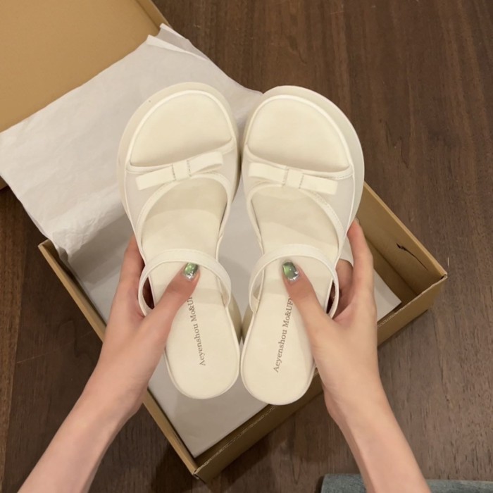 Dép xỏ ngón đế dày đế dày chống trượt cao cấp mặc mùa hè cho nữ, sandal đế mềm đa năng