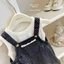 Bộ áo liền quần bé gái phù hợp với trang phục mùa hè áo vest chấm bi quần âu hai món hợp thời tr