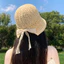 Mũ lưới Safari nữ có chất liệu lanh cho phong cách che nắng thông thường và