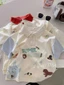 Áo thun trẻ em cotton nguyên chất phong cách graffiti hoạt hình ve áo ngắn tay mùa hè thời tr