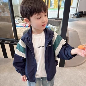 Phong Cách Phương Tây Màu Sắc Phù Hợp Với Bé Trai Áo Khoác Vỏ Mềm Mỏng Quần Áo Trẻ Em Trẻ Em Xuâ
