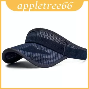Mũ xô mùa hè đương đại màu trắng và hải quân có vành dài để chống nắng