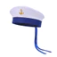 Mũ thủy thủ phong cách Captain dành cho nam nữ Mùa hè Polyester thoáng khí không cấu trúc