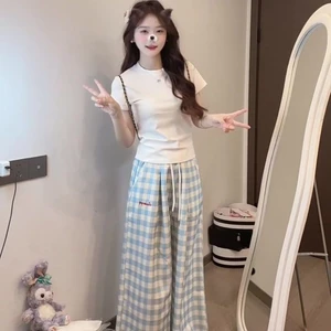 Mùa hè phong cách mới mặn ngọt ngọt ngào phong cách Hàn Quốc ôm dáng hot girl áo ngắn tay đa