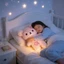 Đệm gấu lông tơ Sumikko Gurashi có bông Pp để ngủ và thư giãn