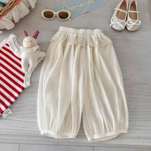 bé gái mới phong cách Hàn Quốc mùa hè mỏng rắm quần chống muỗi cho bé gái và trẻ em quần ra hoa