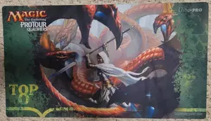 Magic The Gathering MTG Top 8 Playmat Elspeth, Tấm lót chơi game Champion của Sun 350x600x2mm