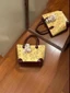 Túi xách tay chắp vá Hello Kitty dễ thương đã qua sử dụng PU đa năng túi tote đi lại túi đeo