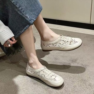 Giày vải Bắc Kinh cũ cho nữ mùa hè mới mỏng lưới thoáng khí một chân rỗng nhỏ thơm giày ngư dân