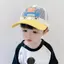 Mũ mùa hè cho bé với họa tiết hoạt hình thêu và kích thước có thể điều chỉnh An toàn chống nắng cho bé