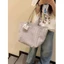 New Seasons Lazy Style Cute Polka Dot Canvas Commuting Large Capacity Tote Bag