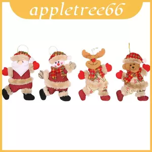Whimsical Ông Già Noel Người Tuyết Nai Sừng Tấm Gấu Giáng Sinh Búp Bê Cho Vui Vẻ Trang Trí Tiệc Tại Nhà