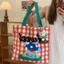 Original Travel Good-looking Canvas Bags For Women Dopamine Print Large Capacity Shoulder Bag Cu