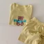 bộ quần áo mặc ở nhà bằng vải cotton thoáng khí dành cho trẻ em mùa hè bé trai và bé gái hoạt hì