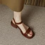 Giày sandal đơn giản dành cho nữ đế bệt chống trượt mùa hè phiên bản Hàn Quốc đa năng thoải mái già