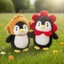 Nhân vật sang trọng Penguin có mũ cho trẻ em Thời gian chơi thoải mái vui nhộn và