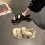 Giày sandal thể thao nữ, giày đi biển đế mềm đa năng mùa hè đế dày thông thường