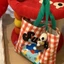 Original Travel Good-looking Canvas Bags For Women Dopamine Print Large Capacity Shoulder Bag Cu
