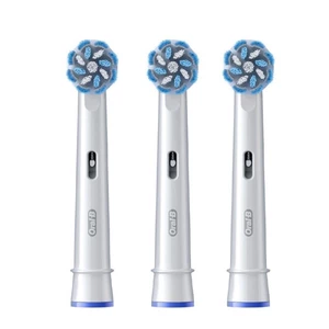 Đầu bàn chải đánh răng điện Oral-B Tóc siêu mịn Bảo vệ mềm Đầu bàn chải hình chữ X 3 gói EB60X-3 Thích ứng với một số bàn chải đánh răng