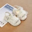 Giày Sandal Bé Gái Nơ Ngọt Ngào Đính Hạt Giày Công Chúa Mới Bé Gái Đế Mềm Giày Đi Biển