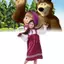 Trang Phục Masha Và Gấu Với Vải Lụa Sữa Mềm Cho Bé Gái Halloween Cosplay