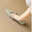 Giày Đơn Nữ Mùa Hè Mới Flat Ngọc Trai Đậu Hà Lan Giày Buổi Tối Làn Gió Nhẹ Nhàng Muỗng Giày Váy