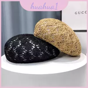 Mũ nồi ống hút mùa hè dành cho nữ có lỗ cắt rỗng Nhẹ thoáng khí và có thể gập lại
