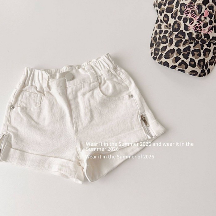 Children's Korean Shorts Summer New Style Baby Fashionable And Versatile Overalls Shorts Girl