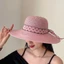 Mũ Sun Thời Trang Dành Cho Nữ Với Chất Liệu Polyester Thoáng Khí Vành Lớn Và