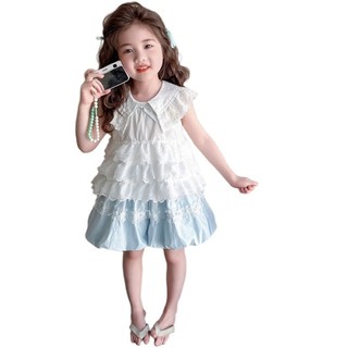 Girls Summer Korean Style Lace Doll Shirt New Baby Girl Lace Top Girl Korean Style Short Slee