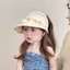 Mũ chống nắng trẻ em mùa hè mỏng lưới thoáng khí vành lớn mũ lưỡi trai cho bé gái chống nắng pho