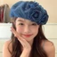 Mũ nồi Cotton có thiết kế hoa 3d cho phong cách sang trọng thông thường