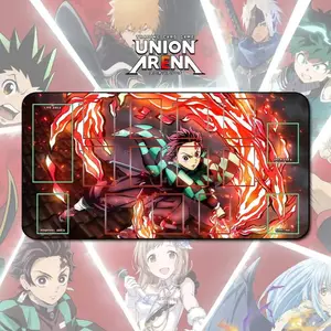 Playmat Demon Slayer Tanjiro - TCG Union Arena Anime Game Magic Game Thảm Mousepad