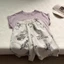 quần áo trẻ em phong cách văn học cổ điển Hàn Quốc quần cotton và vải lanh in quần thường ngày n