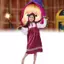 Trang Phục Masha Và Gấu Với Vải Lụa Sữa Mềm Cho Bé Gái Halloween Cosplay