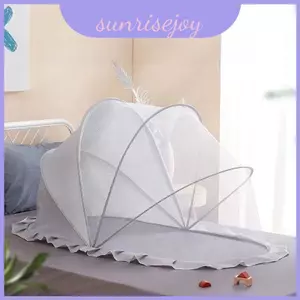 Vỏ chống muỗi cho bé cho cũi có cửa đơn và khung có thể gập lại để an toàn cho trẻ mới biết đi