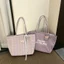New Purple Bags For Women Korean Large Capacity Versatile Double-sided Single Shoulder Lazy Comm