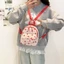 Ba Lô Mới Học Sinh Mini Học Sinh Viên Đại Học Đa Năng Ren Định Dễ Thương Ba Lô Dâu Tây Thường
