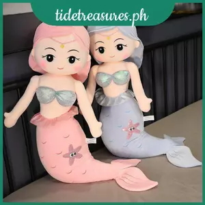 Búp Bê Nàng Tiên Cá Nhồi Bông 60cm Mềm Mại Sang Trọng Đệm Đồ Chơi Bé Gái Sinh Nhật Trẻ Em
