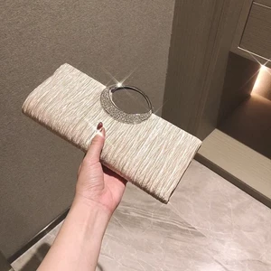 Người Nổi Tiếng Mới Xếp Ly Tiệc Ly Hợp Dự Tiệc Thời Trang Cao Cấp Túi Ánh Sáng Túi Xách Cao Cấp