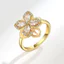 Nhẫn Hoa Đồng Thanh Lịch Với Đá Zircon Dành Cho Nữ Thời Trang Và Giảm Căng Thẳng