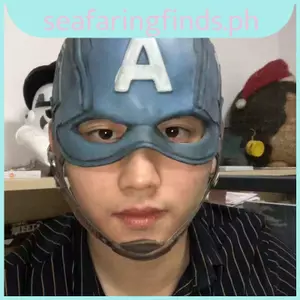 Mặt nạ cao su di chuyển toàn mặt Captain Marvel America dành cho người lớn