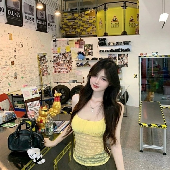 Học sinh tuổi áo yếm ren gợi cảm thuần khiết Hàn Quốc có đệm ngực thiết kế thích hợp quần lót th